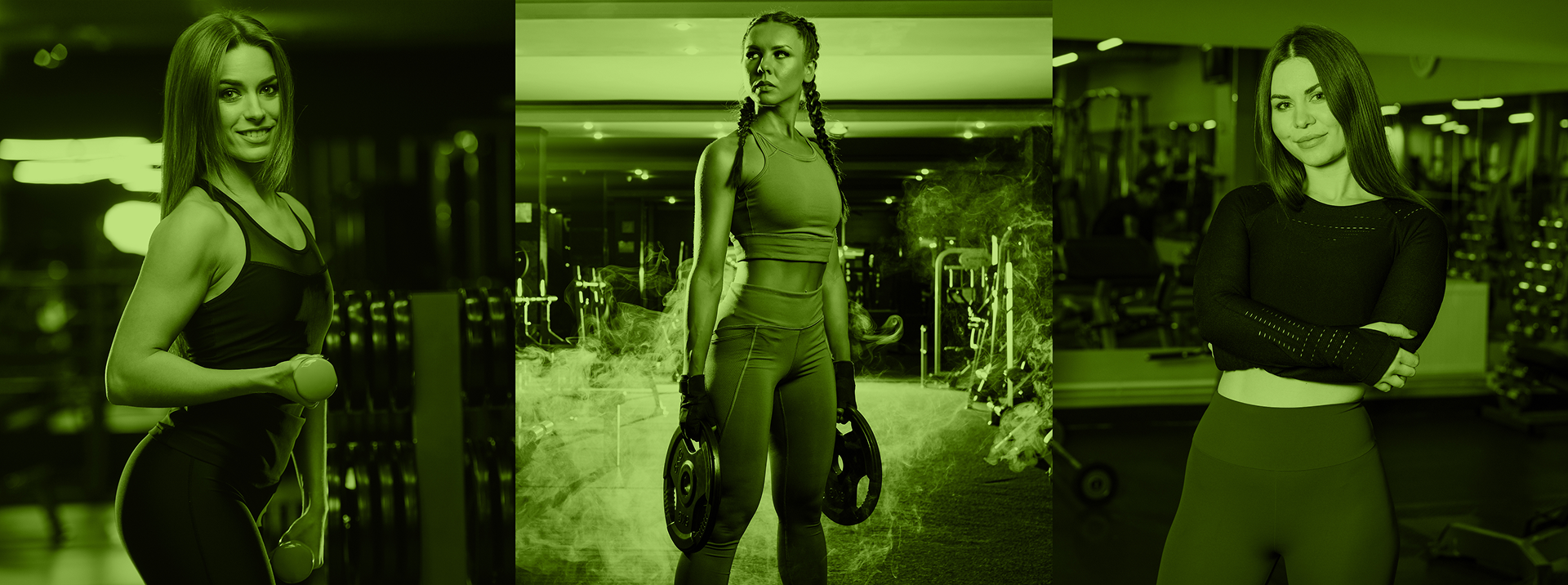 Empowered women in athletic wear